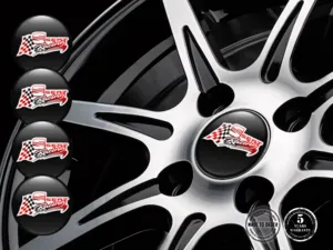 Seat Pegatina de Rueda Logo Diseño de Resina Bombada